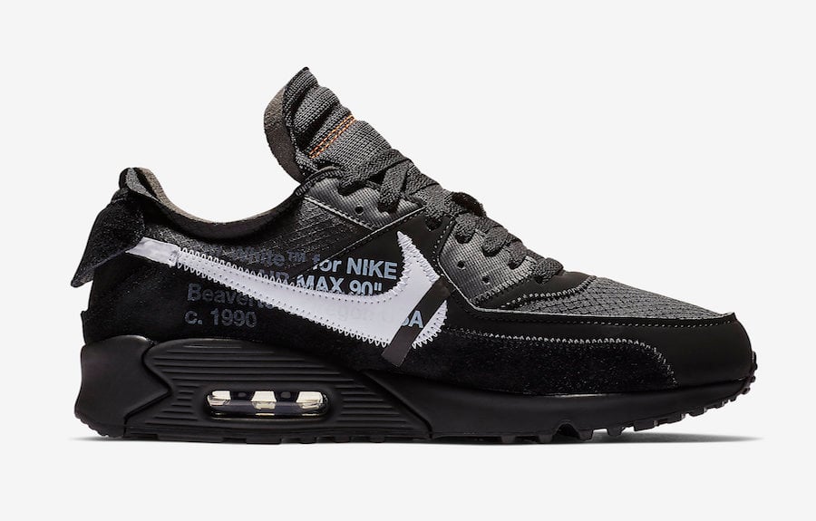 Nike Off-White Air Max 90 Black AA7293-001 Release Date Price