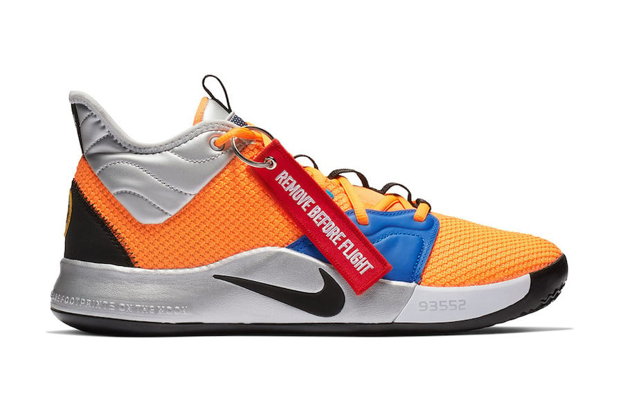 Nike PG 3 NASA Total Orange AO2607-800 Release Date