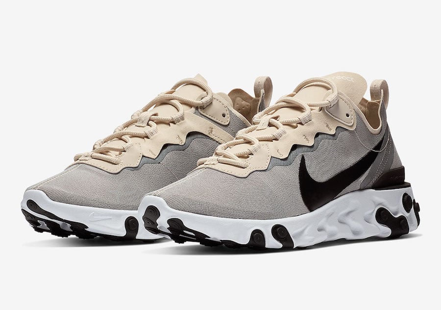 Nike React Element 55 Releasing in Tan and Grey