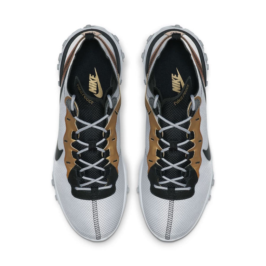 Nike React Element 55 Metallic Gold Release Date