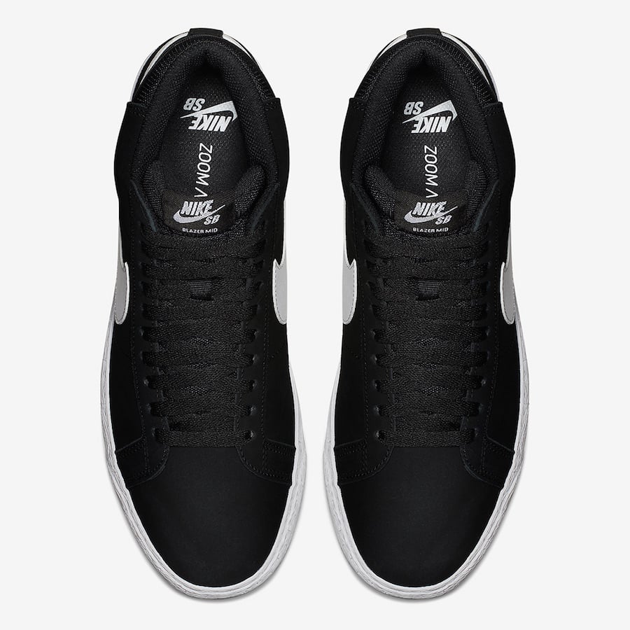 Nike SB Blazer Mid Black White 864349-002