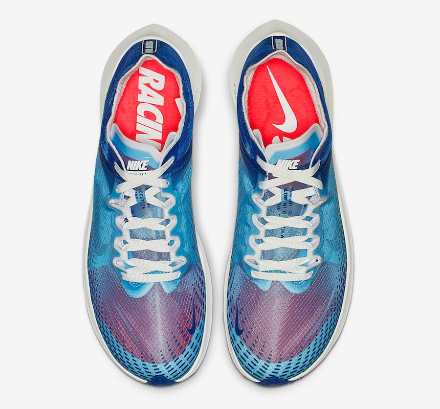 Nike Zoom Fly Indigo Force Red Orbit AT5242-400 Release Date