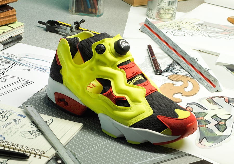 reebok instapump fury citron