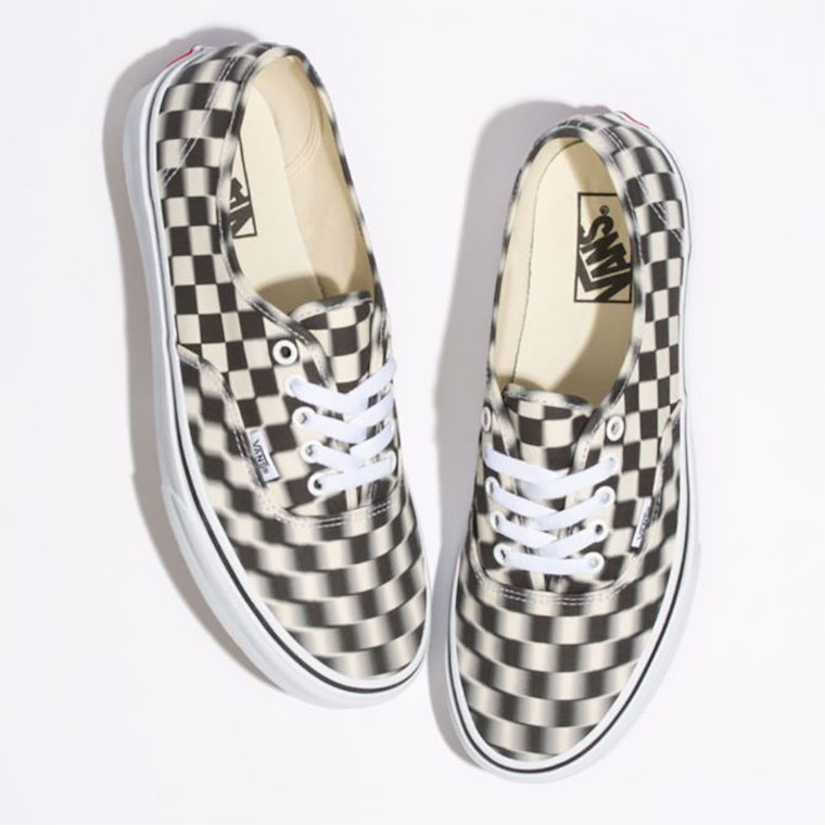 checkerboard blurry vans
