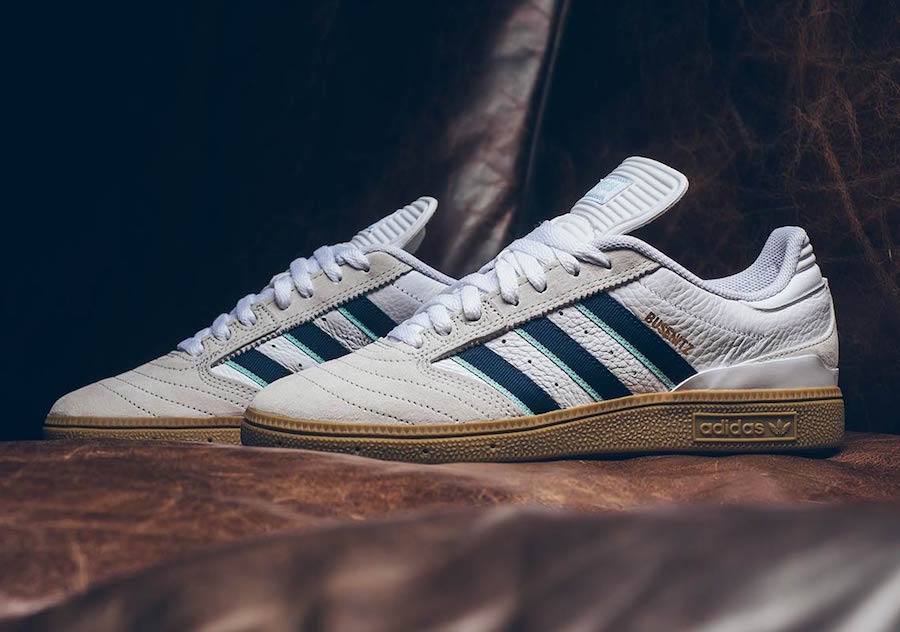 adidas Busenitz Pro in White and Navy