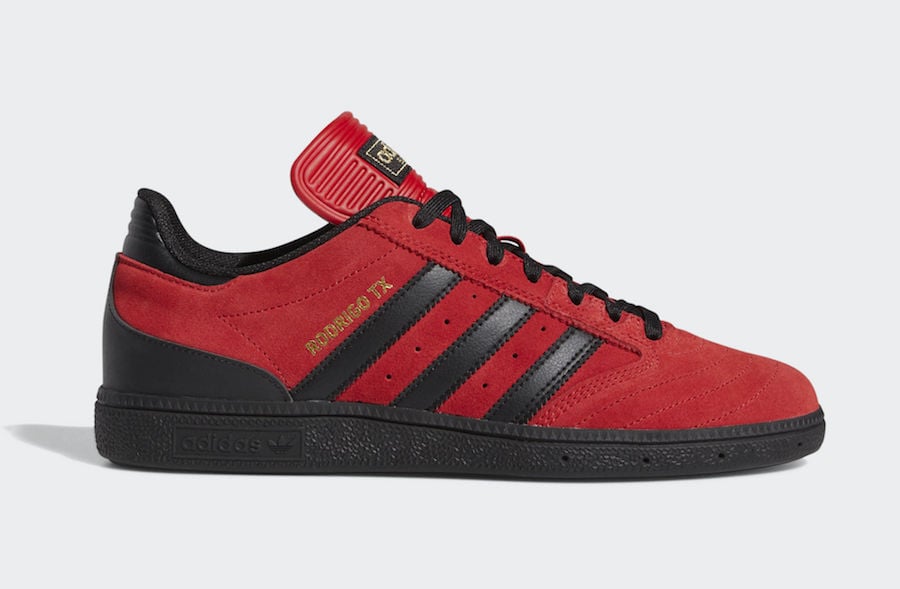 adidas Busenitz in Scarlet Red and Black