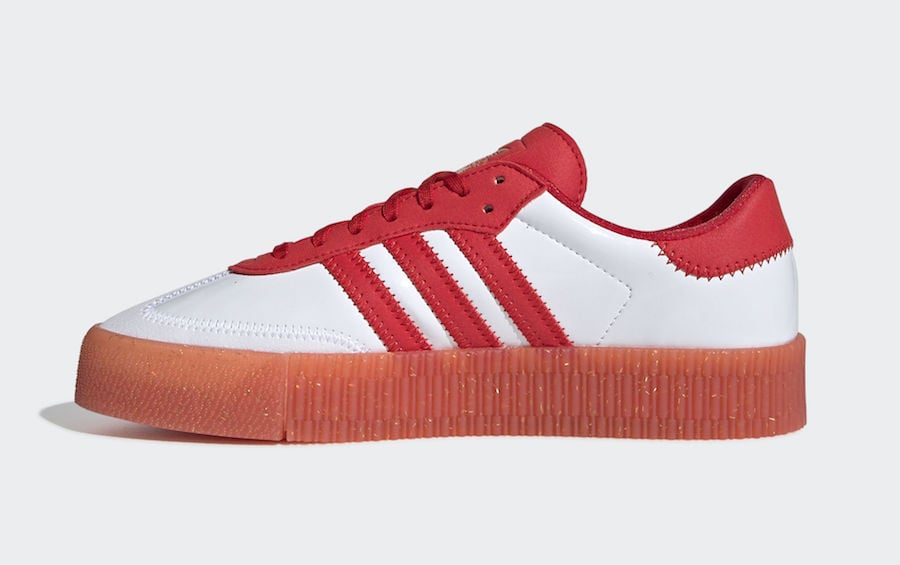 adidas Fiorucci SAMBAROSE Red G28913 Release Date | SneakerFiles