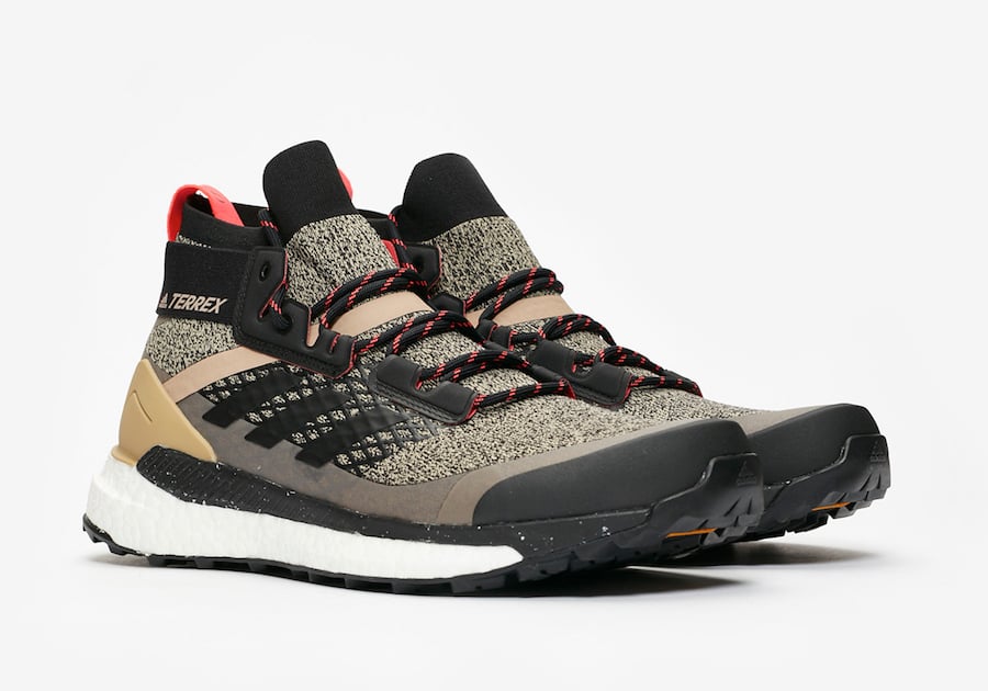 adidas Terrex Free Hiker in Core Black and Shock Red Releases March 2nd
