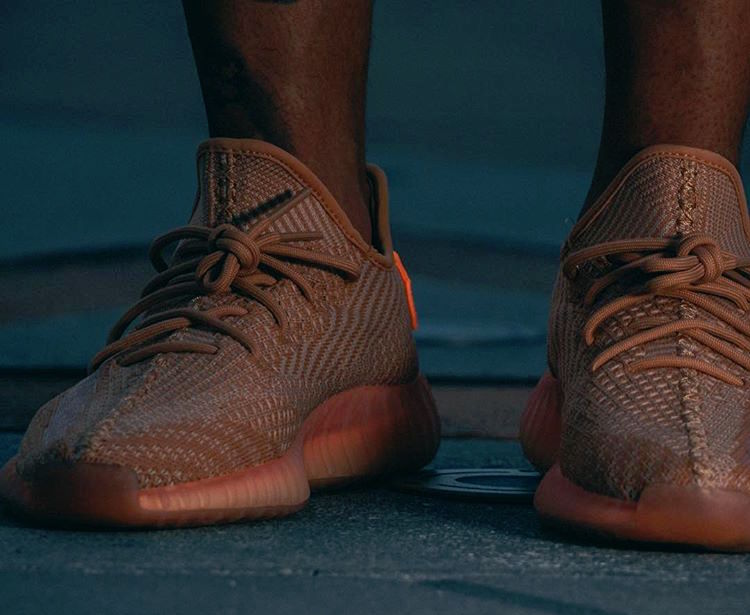 yeezy boost clay on feet