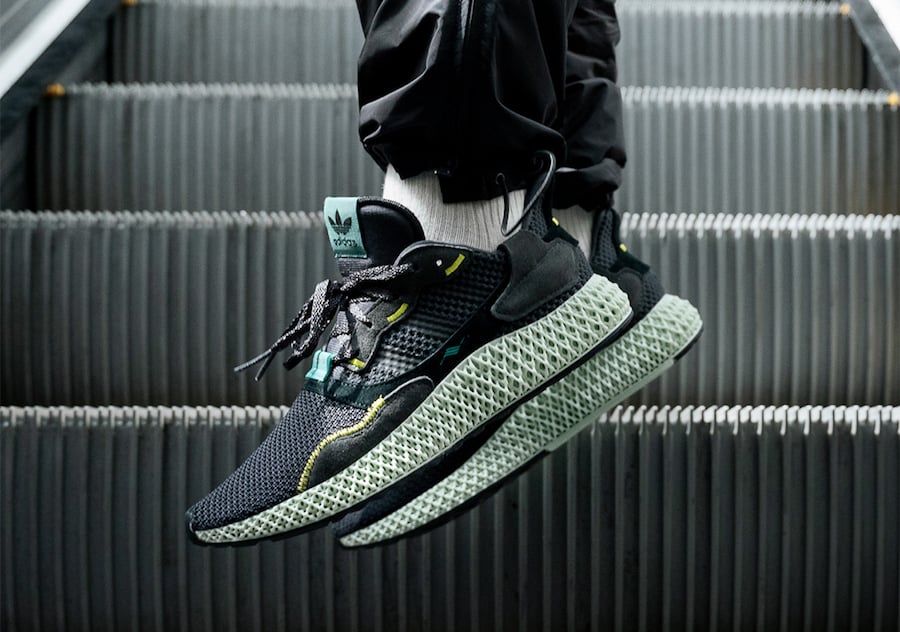 adidas ZX 4000 4D Carbon On Feet