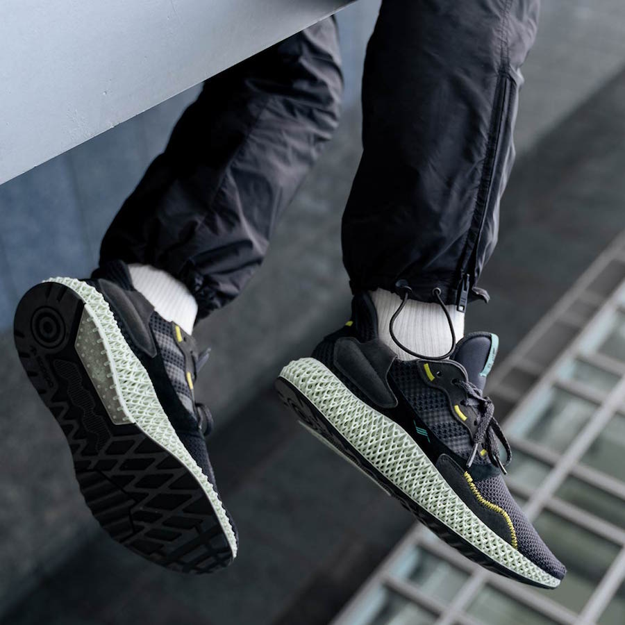 adidas ZX 4000 4D Carbon On Feet