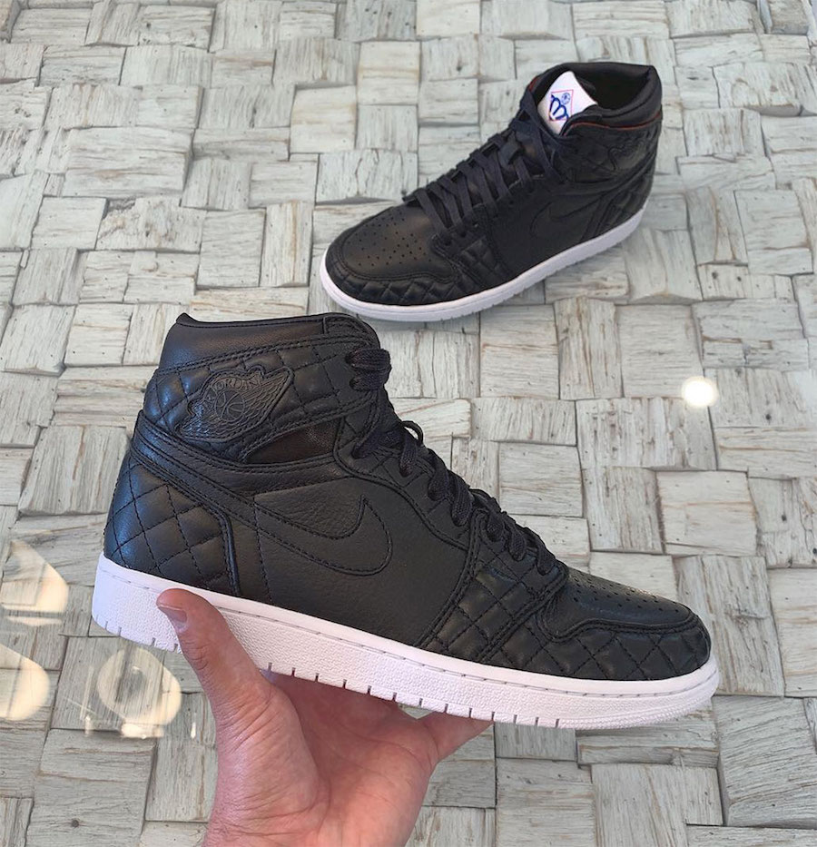 Air Jordan 1 All Star 19 Friends And Family Black Quilted Leather Sneakerfiles