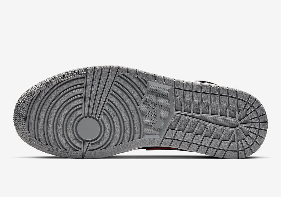 Air Jordan 1 Mid Black Grey Red 554724-060 Release Date