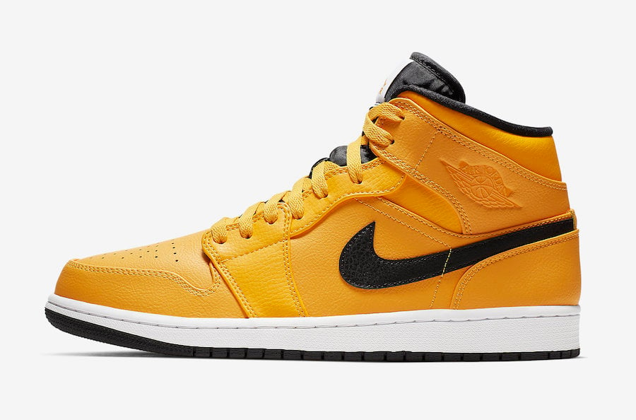 Air Jordan 1 Mid Taxi Yellow 554724-700 Release Date