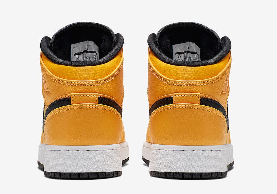Air Jordan 1 Mid Taxi Yellow Black White 554724-700 Release Date