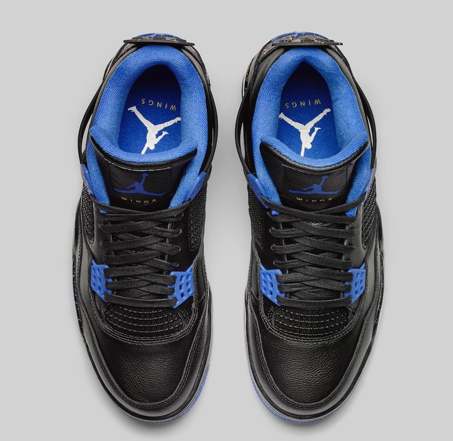Air Jordan 4 Wings Black Blue 2019 Release Date | SneakerFiles