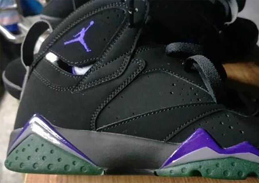Air Jordan 7 Bucks Black Purple Green 304775-053 Release Date