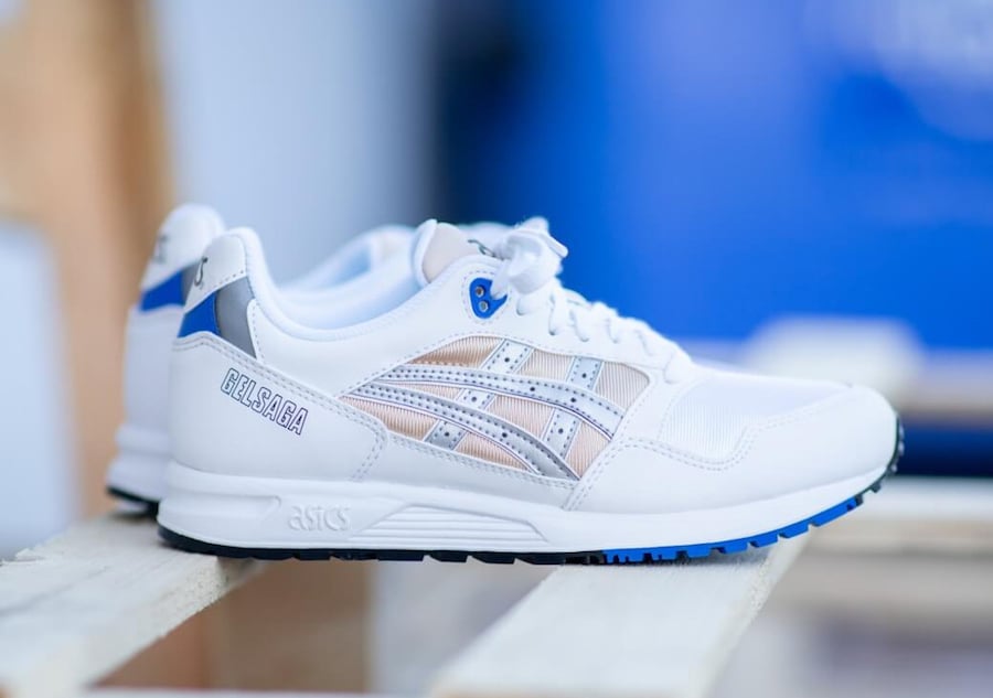 Asics Gel Saga Royal Blue Nude Silver