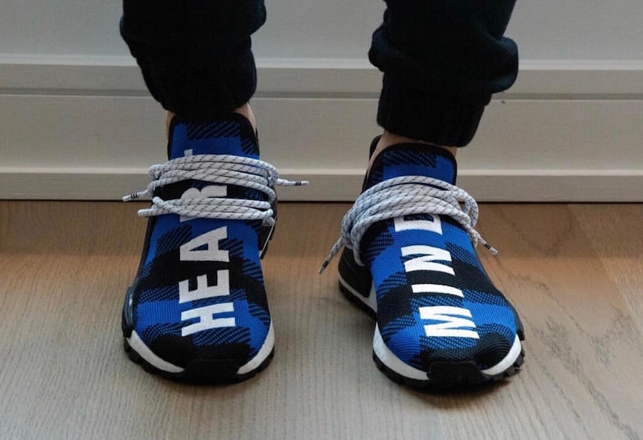 blue plaid nmd