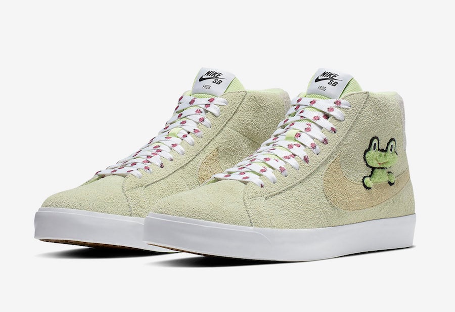 Frog Skateboards Nike SB Blazer Mid AH6158-300 Release Date