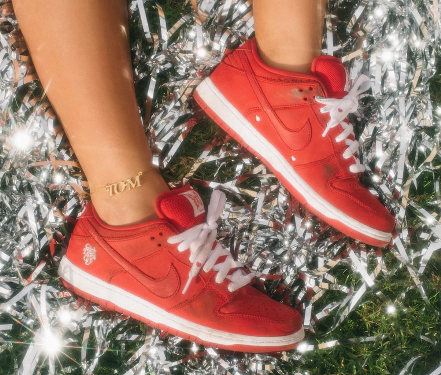 Girls Dont Cry Nike SB Dunk Low Red