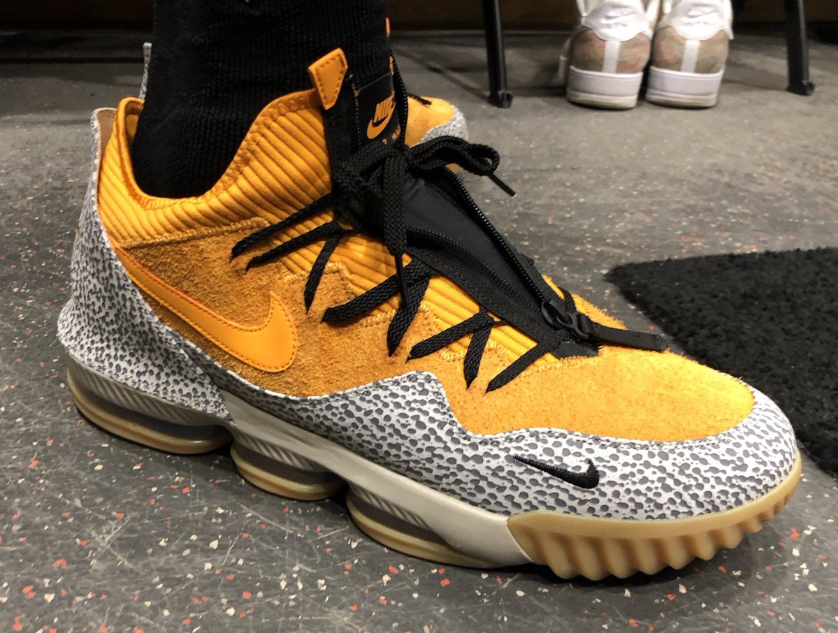 LeBron James Nike LeBron 16 Low Safari