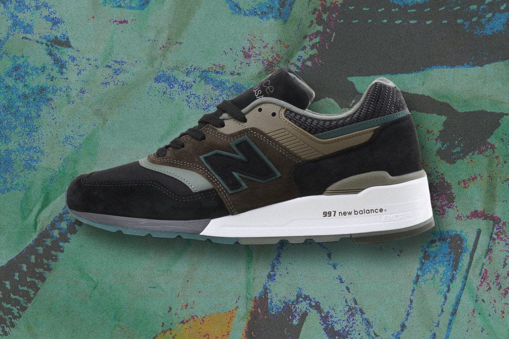 New Balance 997 Black Olive Reflective 