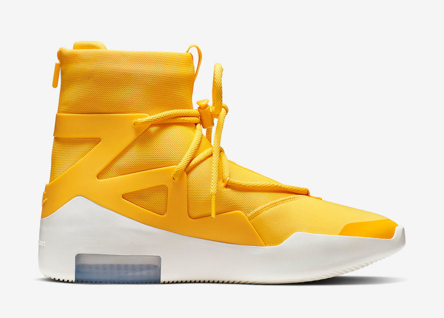 nike fear of god yellow price