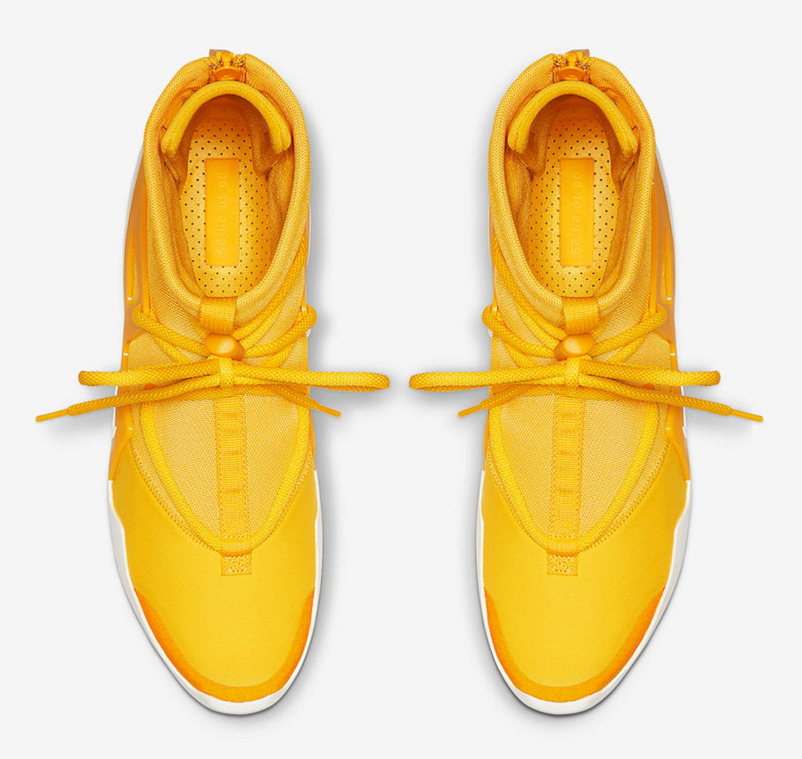 Nike Air Fear of God 1 Yellow Amarillo AR4237-700 Release Date Info