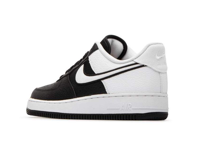 nike half black half white