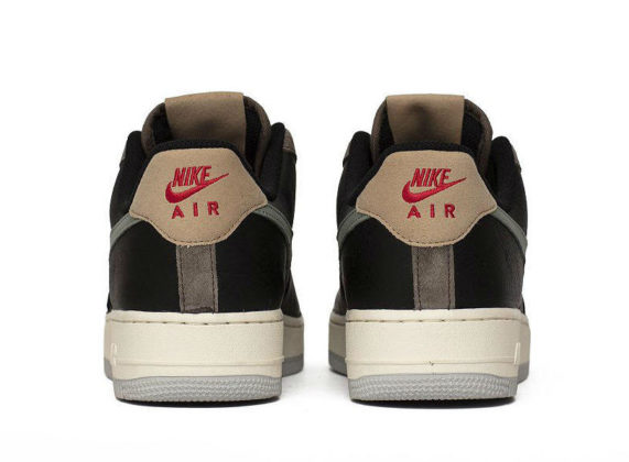 air force 1 light bone black mica green