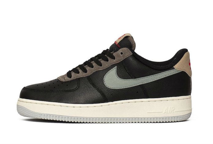 nike air force green and black