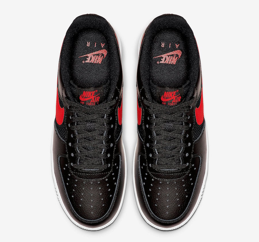 Nike Air Force 1 Low Black University Red CD1516-001 Release Date