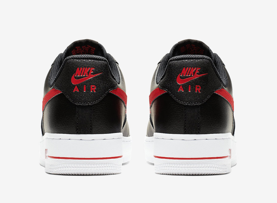 Nike Air Force 1 Low Black University Red CD1516-001 Release Date