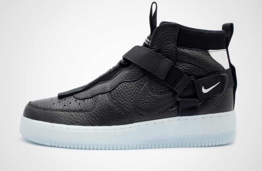 Nike Air Force 1 Mid Utility Black Blue AQ9758-001 Release Date