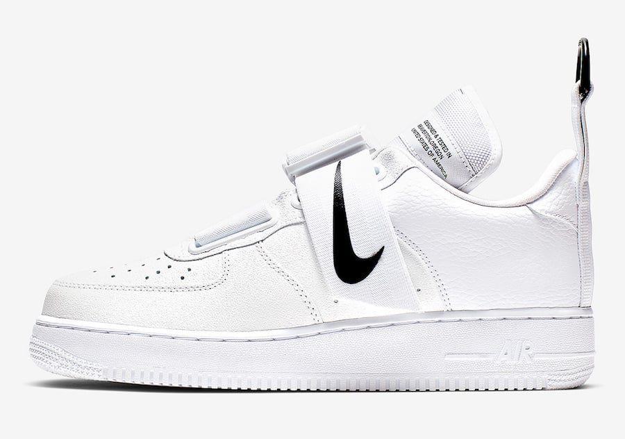 Nike Air Force 1 Utility White Black AO1531-101 Release Date