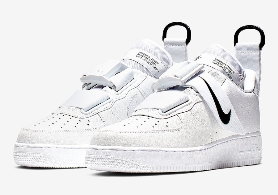 Nike Air Force 1 Utility White Black AO1531-101 Release Date | SneakerFiles