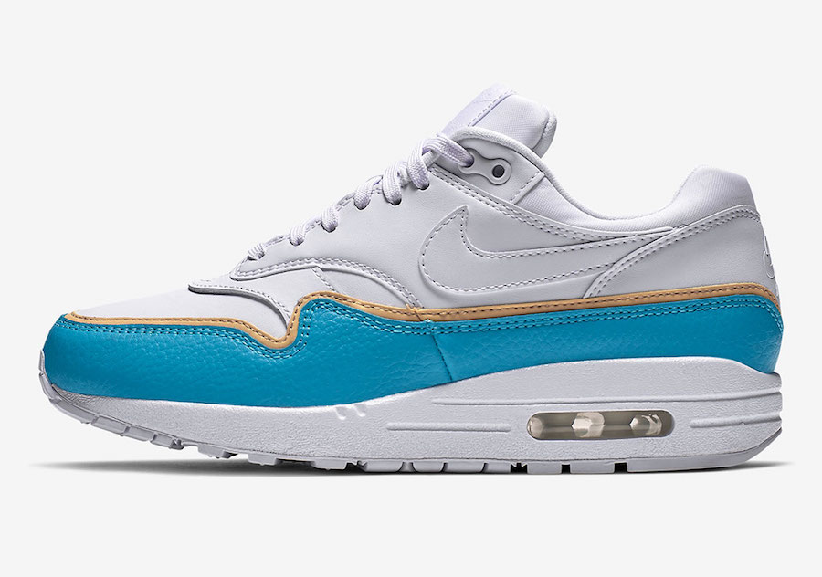 Nike Air Max 1 White Blue 881101-103 Release Date