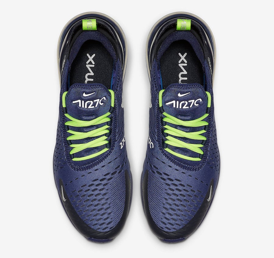 Nike Air Max 270 Blue Void Volt CD7337-400 Release Date