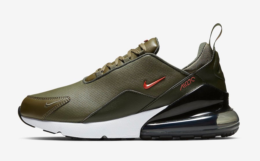 Nike Air Max 270 Premium Leather Olive BQ6171-200 Release Date