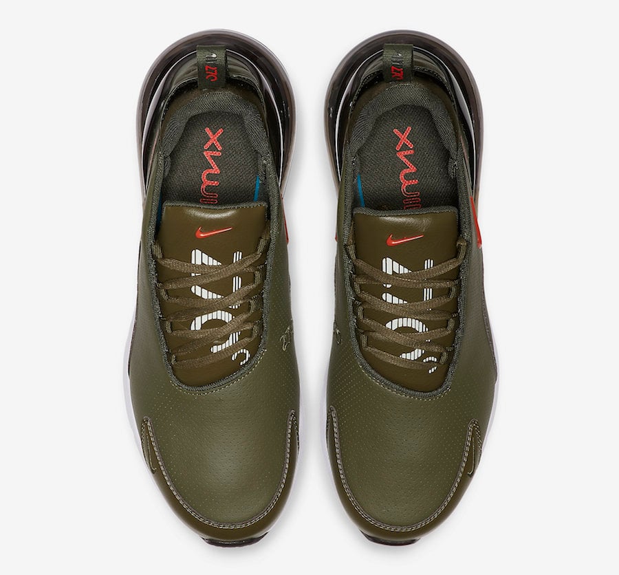 Nike Air Max 270 Premium Leather Olive BQ6171-200 Release Date