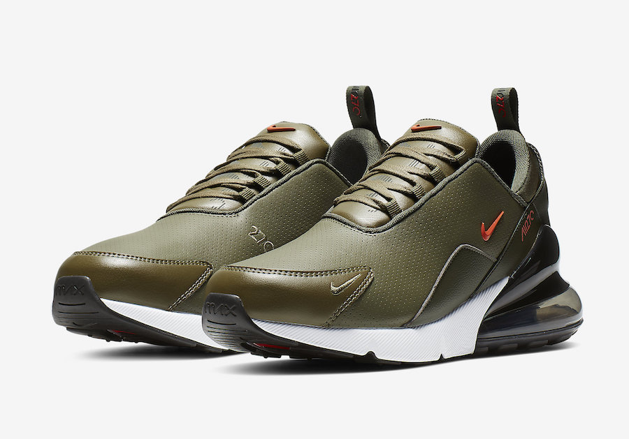 Nike Air Max 270 Premium Leather Olive BQ6171-200 Release Date