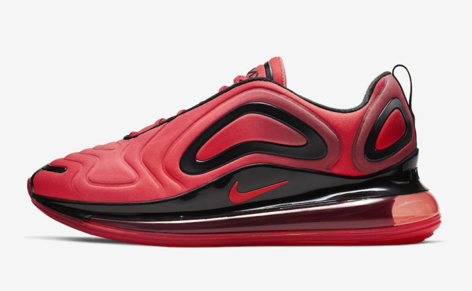 red black air max 720