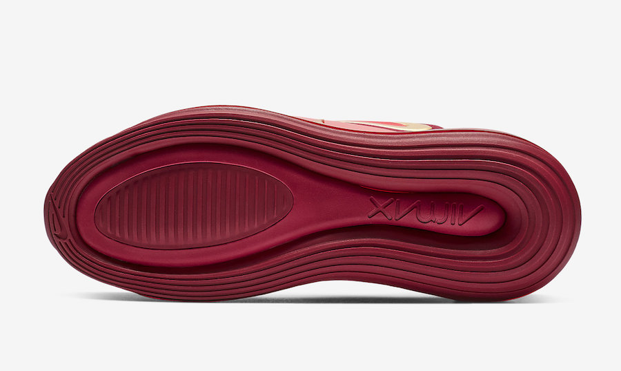 Nike Air Max 720 Team Crimson AQ3195-600 Release Date