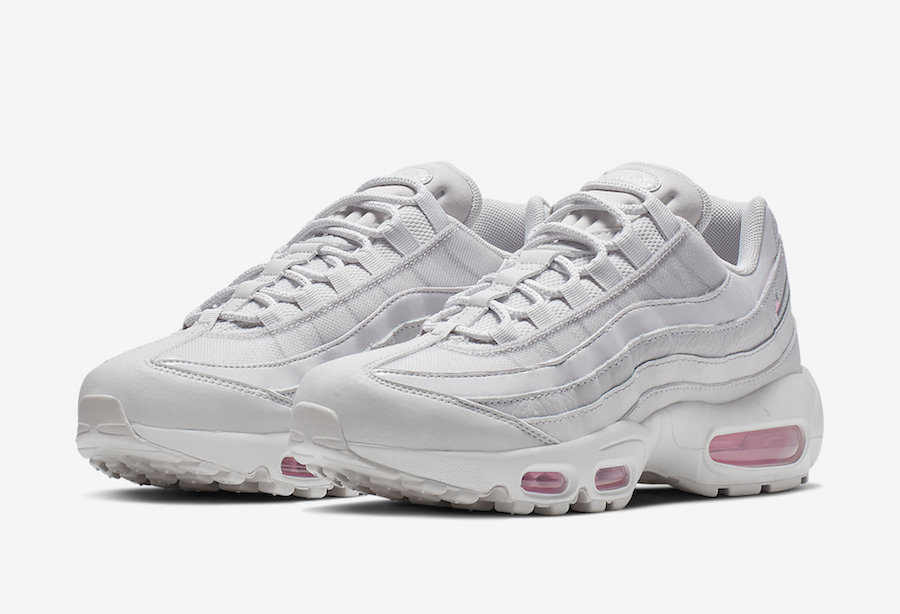 nike air max 95 pink and white