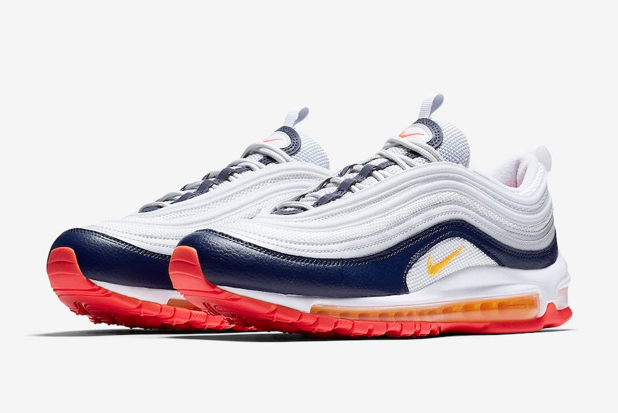 blue orange air max 97