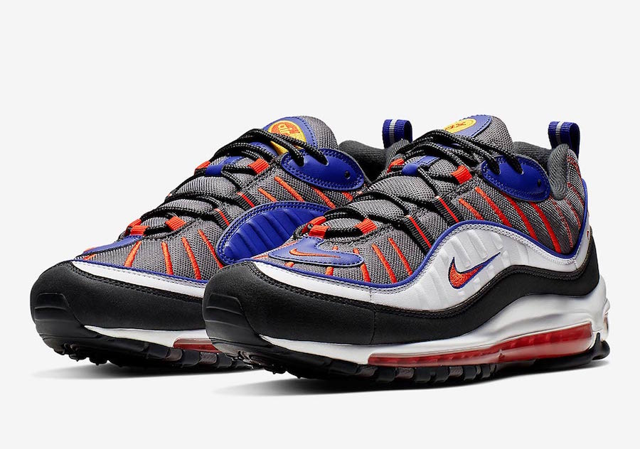 air max 98 orange purple teal