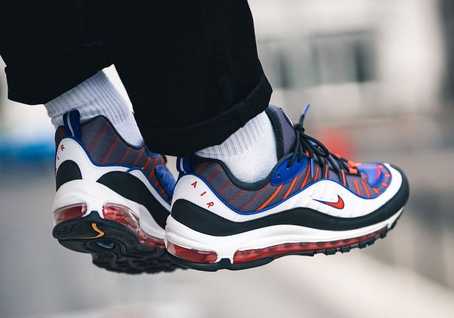 air max 98 orange purple