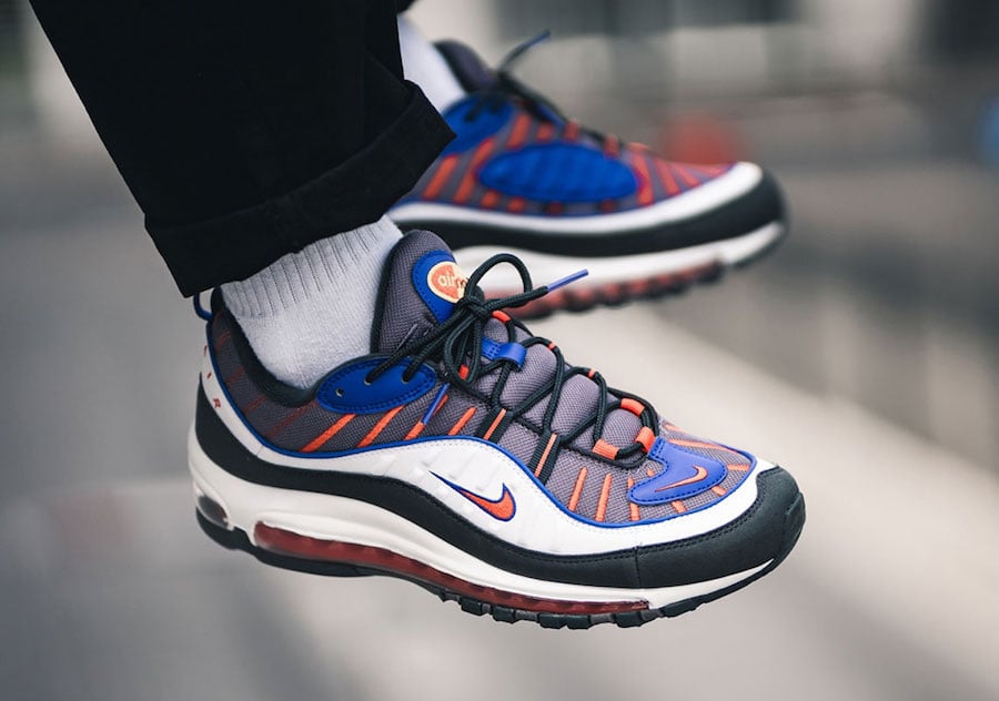 nike air max 98 purple orange