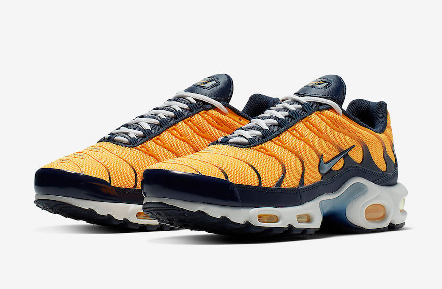 Nike Air Max Plus in Orange and Navy